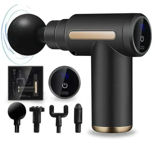 Mini Massage Gun – Portable Deep Tissue Percussion Massager with 6 Speeds