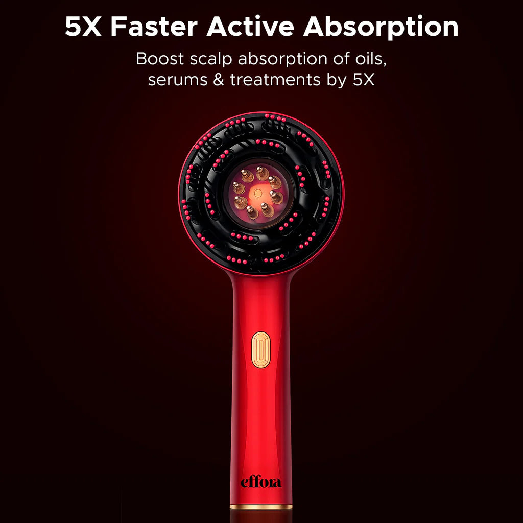 Effora's 3-1 Red Light Therapy Scalp Massager
