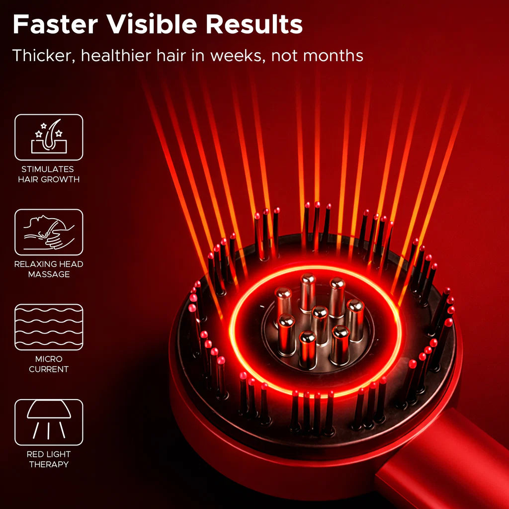 Effora's 3-1 Red Light Therapy Scalp Massager