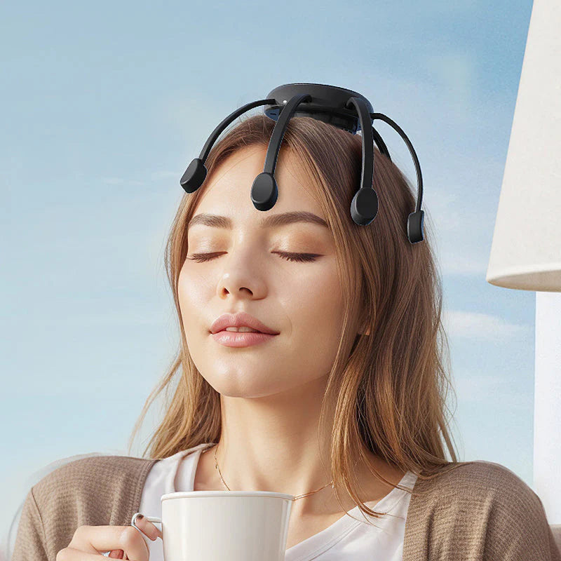 Intelligent Octopus Head Massager-Relaxing Kneading, Multiple Modes & Portable Design