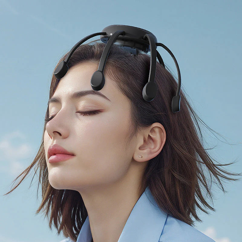 Intelligent Octopus Head Massager-Relaxing Kneading, Multiple Modes & Portable Design